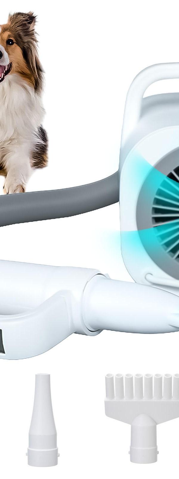 Hands-Free Pet Grooming Dryer with Remote for Cats & Dogs