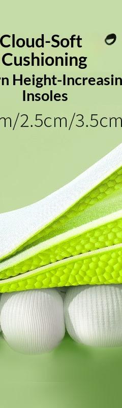 Inner Height Increasing Insoles Summer Sports High Elastic