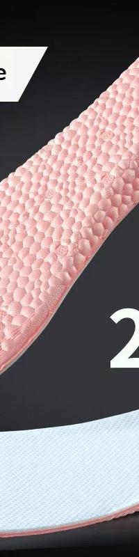 Height-Boost Sport Insoles With Breathable Shock Cushion — detail view