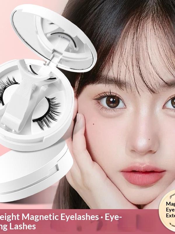 Glue-Free Magnetic Lashes That Snap On in Seconds