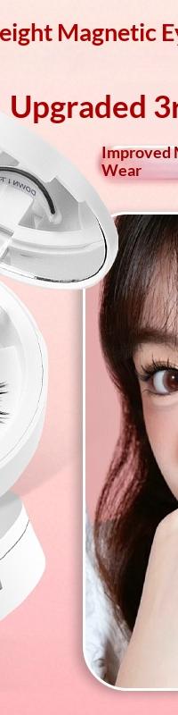 Glue-Free Magnetic Lashes That Snap On in Seconds — side view