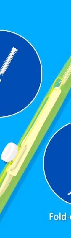 Push-Pull Interdental Brush / Retractable Tooth Gap Brush