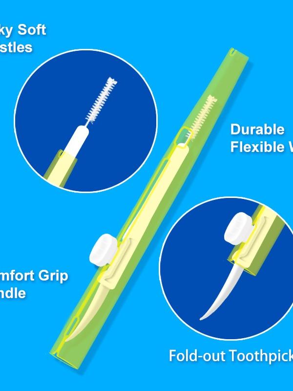 Retractable Interdental Brush for Cleaner Gaps Anywhere