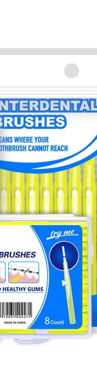 Retractable Interdental Brush for Cleaner Gaps Anywhere — top view