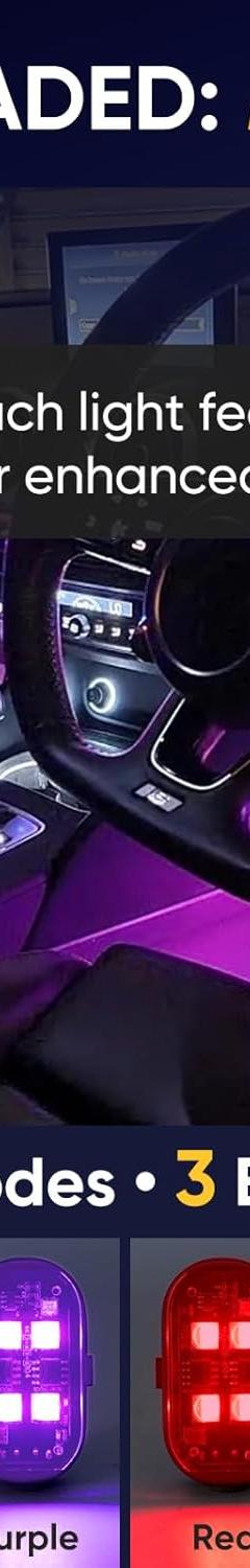 LumeX Flux – Wireless RGB LED Lights with Remote Control