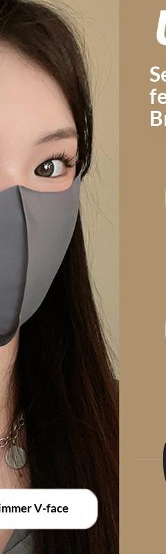 Summer Ice Silk Mask Breathable Washable Hyaluronic Acid 3D