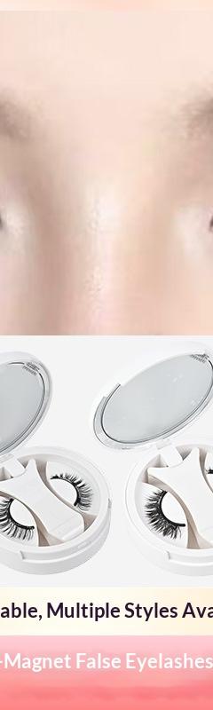 Magnetic False Eyelashes All-In-One Box for Lazy Beginners Portable