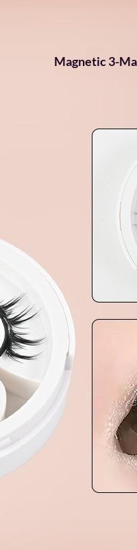 Glue-Free Magnetic Lashes That Snap On in Seconds — side view
