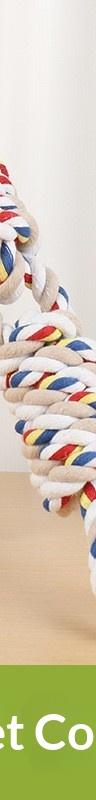 Knotted Cotton Rope Tug Toy for Playful Pullers