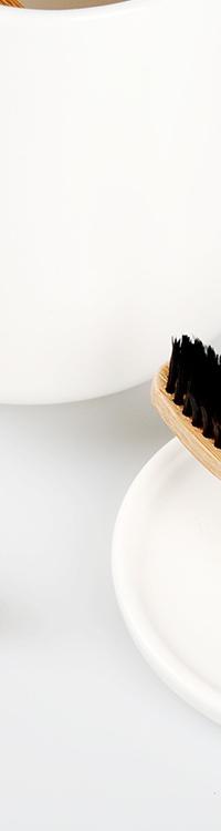Charcoal-Infused Bamboo Toothbrush for a Gentler Clean — side view