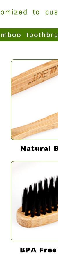Charcoal-Infused Bamboo Toothbrush for a Gentler Clean — in use