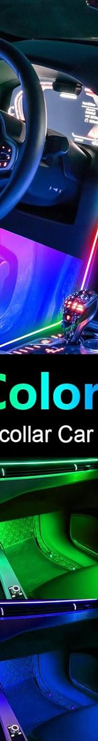 NeoFlow ダイナミック RGB カー内装ライト キット — 上面
