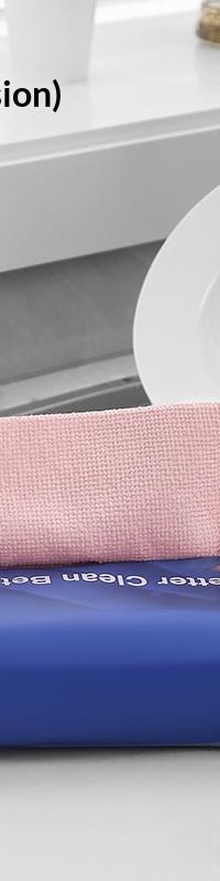 Grab-One Microfiber Cloths for Streak-Free Kitchen Cleanups — top view