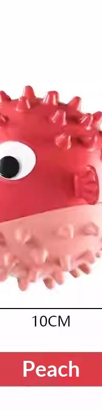Bouncy Fish Chew Toy That Cleans Teeth as Dogs Play — detail view