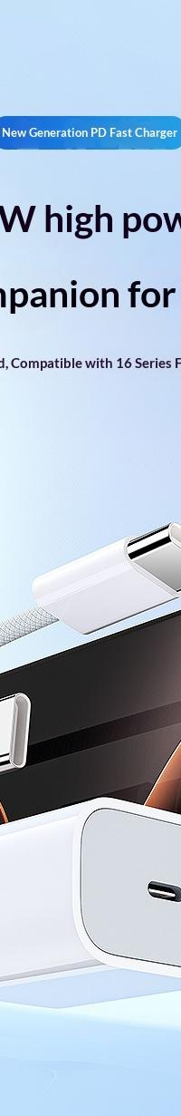 iPhone PD Fast Charger + Cable Kit for Quicker Top-Ups — in use