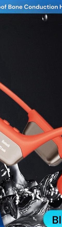 AquaVibe Open-Ear Bone Conduction Headphones for Swimmers