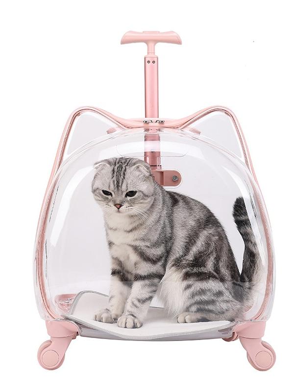 Roll-or-Wear Pet Carrier With Ventilated Bubble Window
