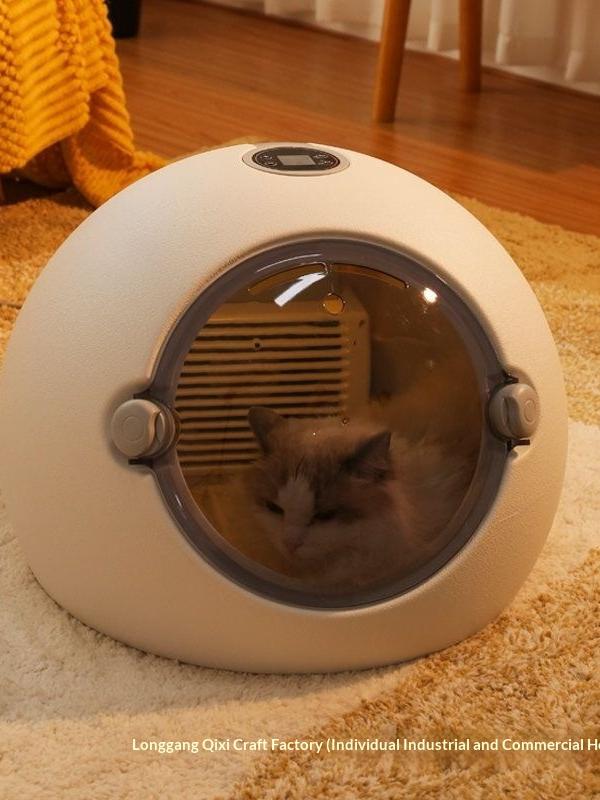 Gentle Warm-Air Pet Drying Box for Cats & Dogs