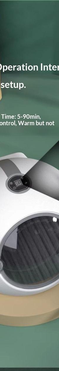 Gentle Warm-Air Pet Drying Box for Cats & Dogs — top view