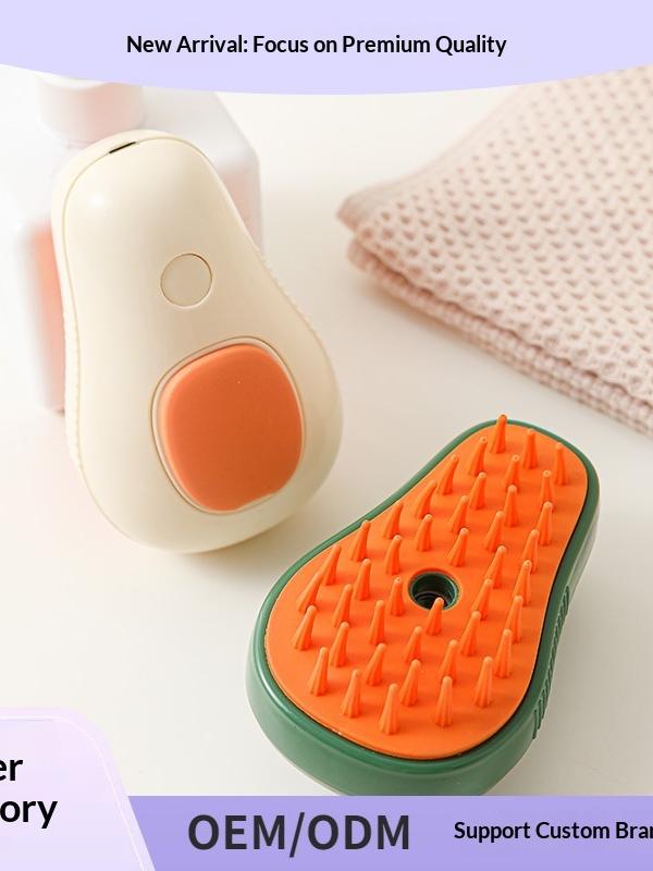 One-Button Misting Grooming Brush for Dogs & Cats