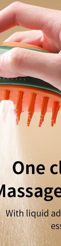 One-Button Misting Grooming Brush for Dogs & Cats — side view