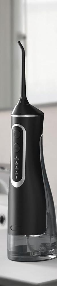 HydroPulse Pro Cordless Water Flosser for Deep Clean Anywhere — in use