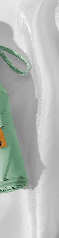 Capsule UPF50+ Umbrella for Sun and Rain, Folds to Your Palm — top view