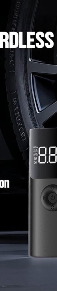 5-in-1 Jump Starter and Air Compressor for Roadside Rescue — in use