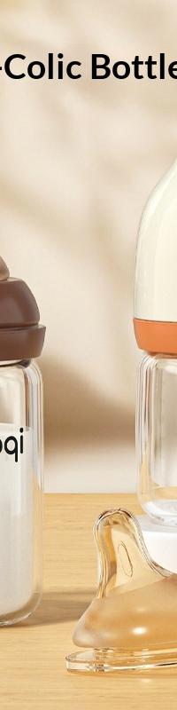 Aidochi Newborn Glass Bottle Gift Set for Gentle Feeding — detail view