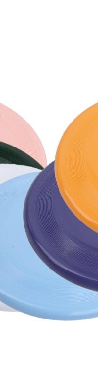 Floating Bite-Resistant Dog Frisbee for Fetch & Training — top view