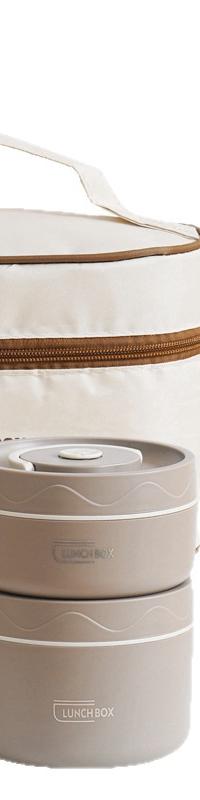 304 Stainless Steel Lunch Box That Keeps Meals Hot for Hours — top view