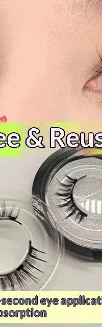 Glue-Free Magnetic Lashes That Go On in Seconds — side view