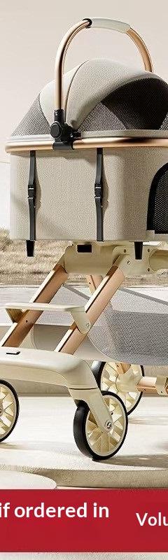 Pet Stroller Aluminum Alloy Foldable
