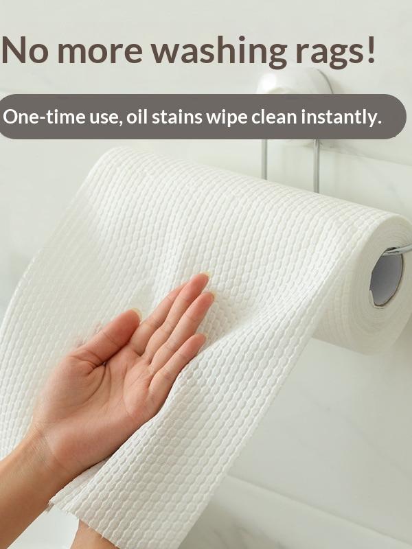 Lazy Wipes: Tear-Off Kitchen Cloths for Dry or Wet Jobs