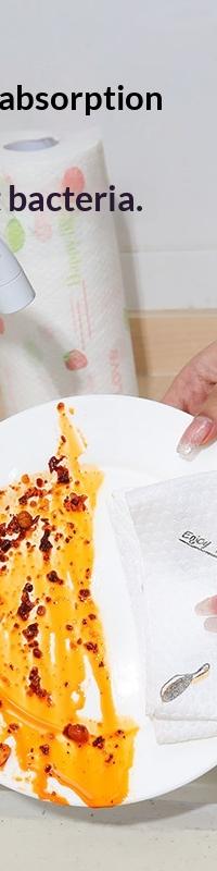 Lazy Wipes: Tear-Off Kitchen Cloths for Dry or Wet Jobs — in use