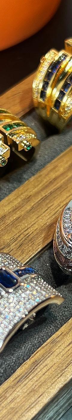 Copper Zircon Fashion Designer Ring