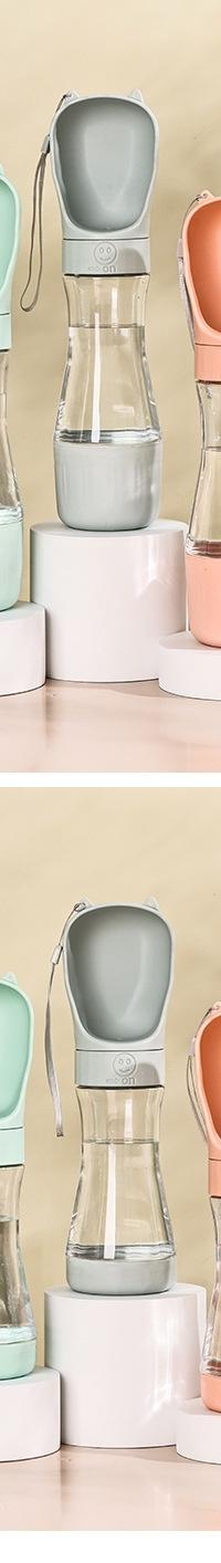 Leak-Free Pet Water Bottle & Travel Feeder Cup — detail view