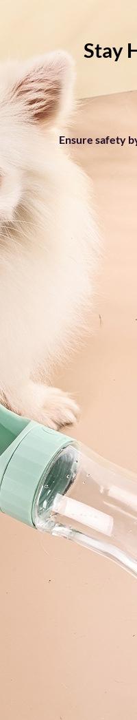 Leak-Free Pet Water Bottle & Travel Feeder Cup — top view