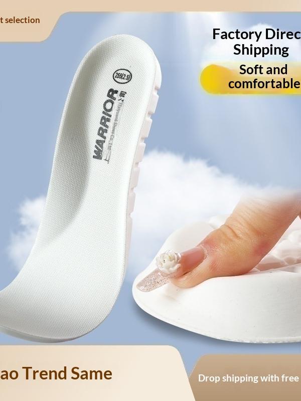 Shock-Absorbing Sport Insoles for All-Day Cushioned Steps