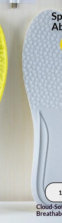 Shock-Absorbing Sport Insoles for All-Day Cushioned Steps — detail view