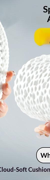 Shock-Absorbing Sport Insoles for All-Day Cushioned Steps — in use