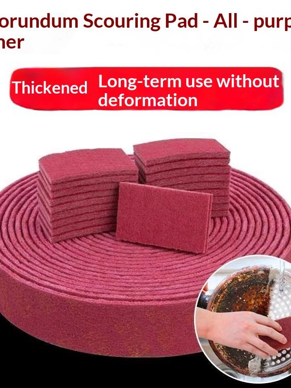 Diamond-Grit Scouring Pad for Baked-On Grease & Rust