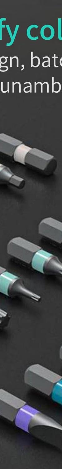 MagSnap Modular Precision Screwdriver Set for Gadget Repair — top view