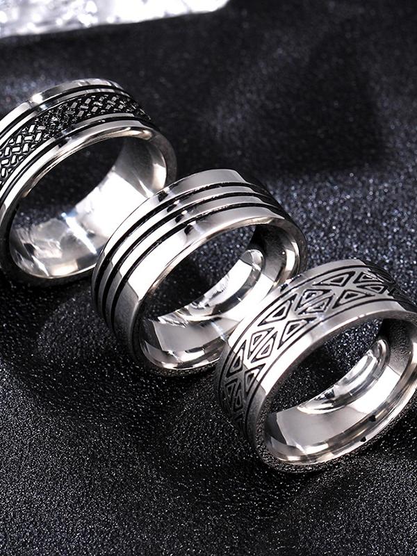 Fish Scale Stainless Steel Ring for Everyday Wear