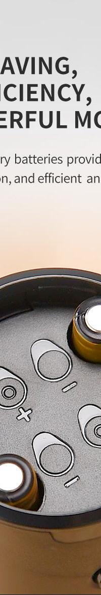 SeasonMate One-Touch Electric Salt & Pepper Grinder Duo — side view