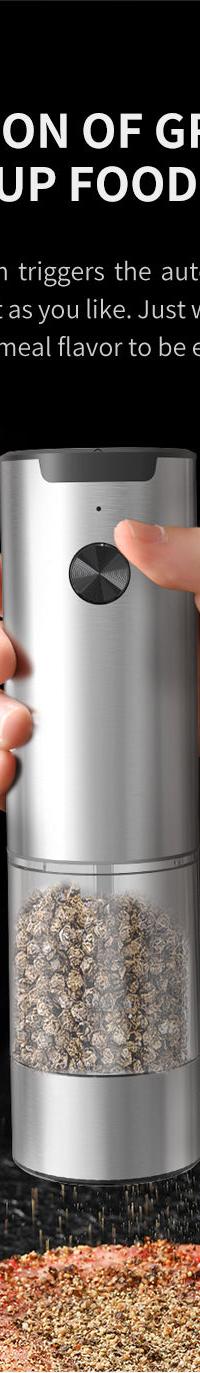 SeasonMate One-Touch Electric Salt & Pepper Grinder Duo — packaging