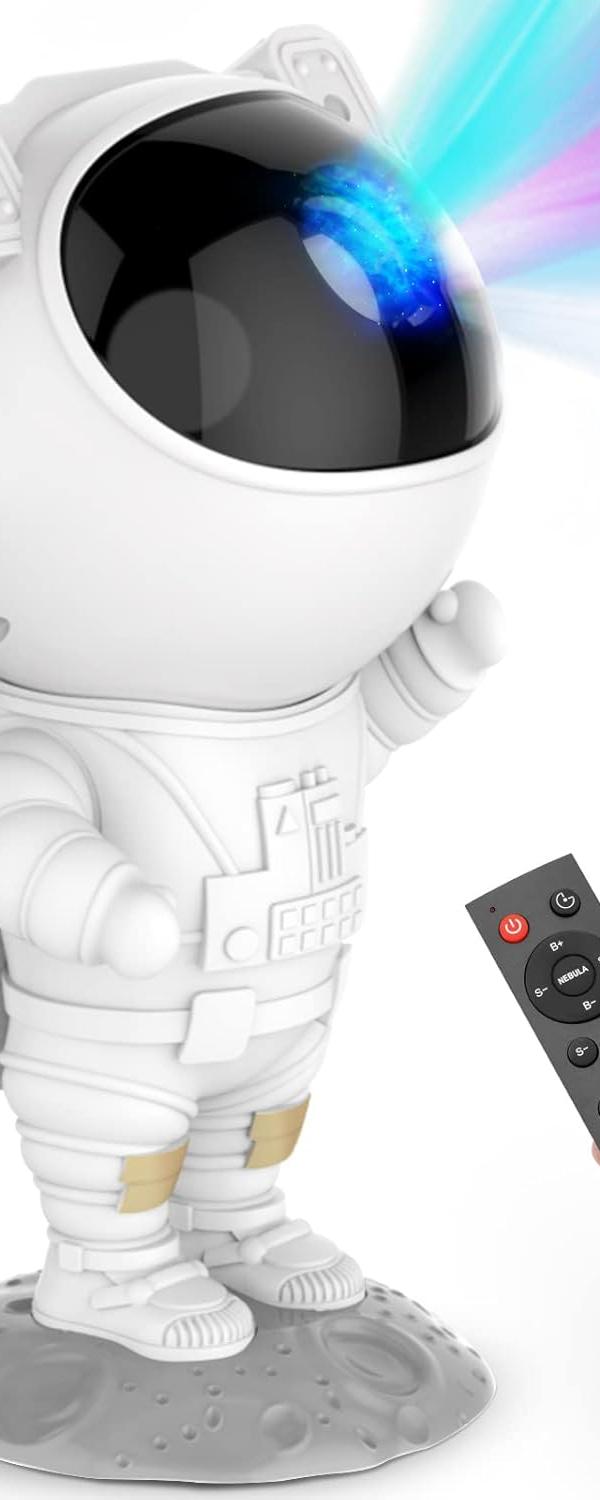 CosmoGlow Astronaut Nebula Projector & Starry Nightlight