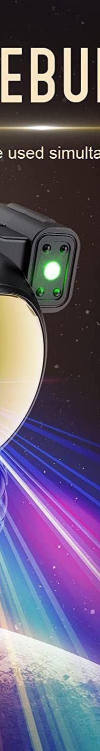 CosmoGlow Astronaut Nebula Projector & Starry Nightlight — in use