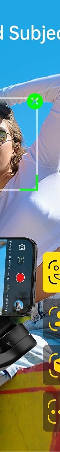 Aochuan Smart XE 3-Axis Gimbal for Buttery-Smooth Phone Video — side view