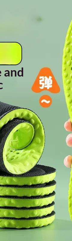 Insoles Anti-Odor Antibacterial Breathable PU Sweat-absorbing Soft
